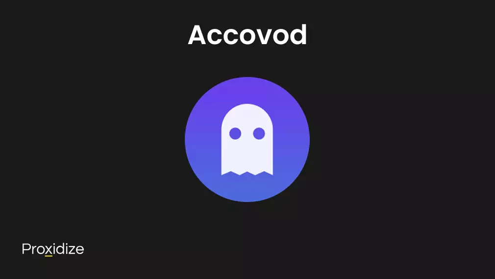 The Accovod logo under the title 