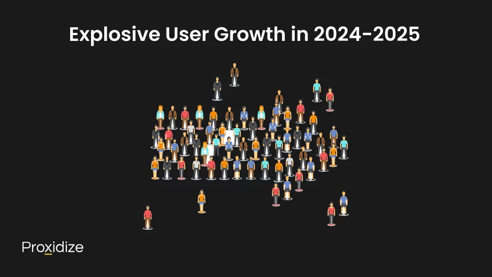 Image of people grouped together to form an arrow. Text above reads