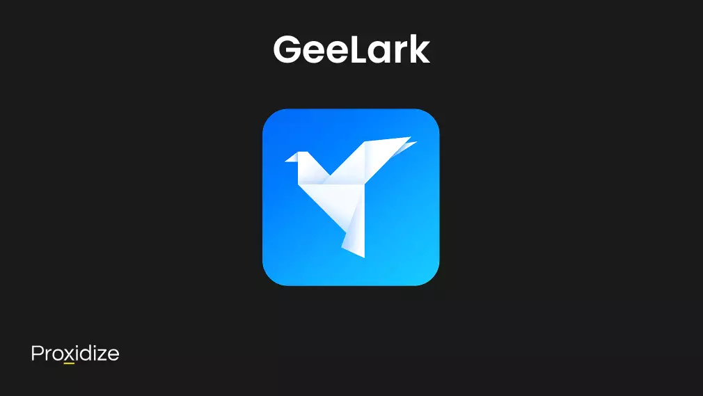 The GeeLark logo under the title 