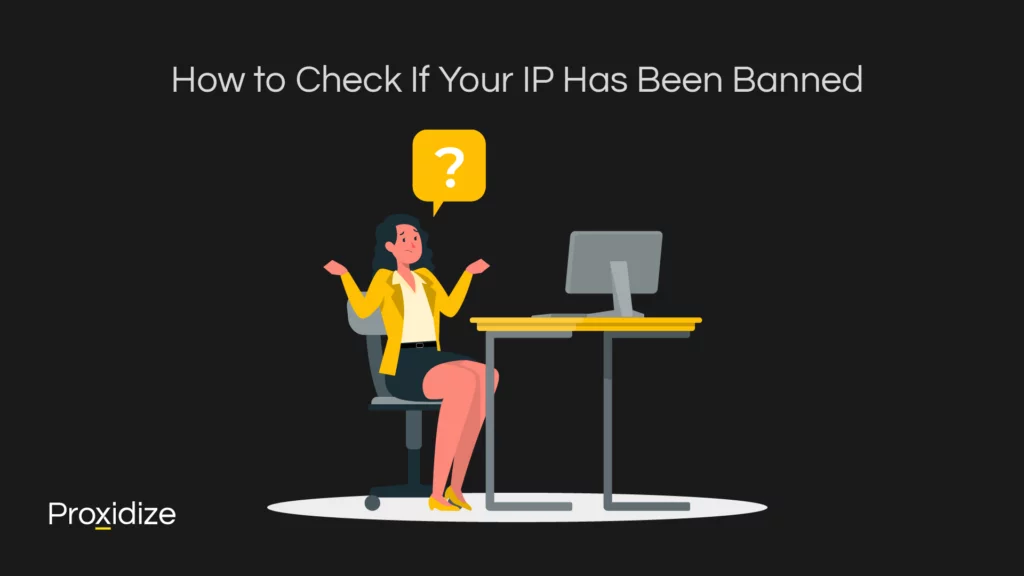 An illustration of a woman looking at her computer in confusion under the title