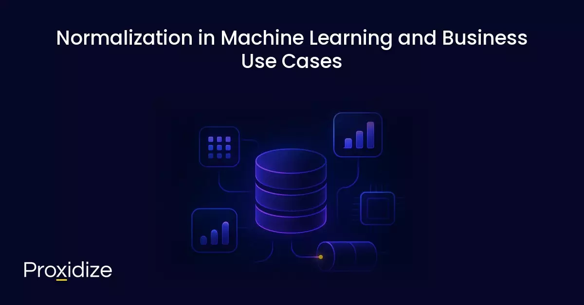 Image of a cylinder connecting smaller boxes with graphs on them. Text above reads