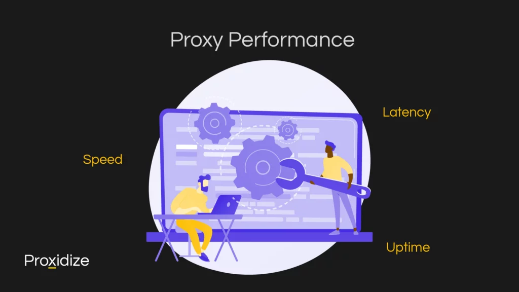A drawing of two small people working on gears on a laptop under the title