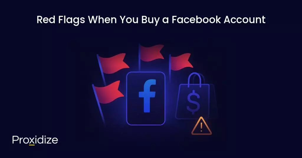 a drawing of a phone with a facebook logo on it next to red flags under the title