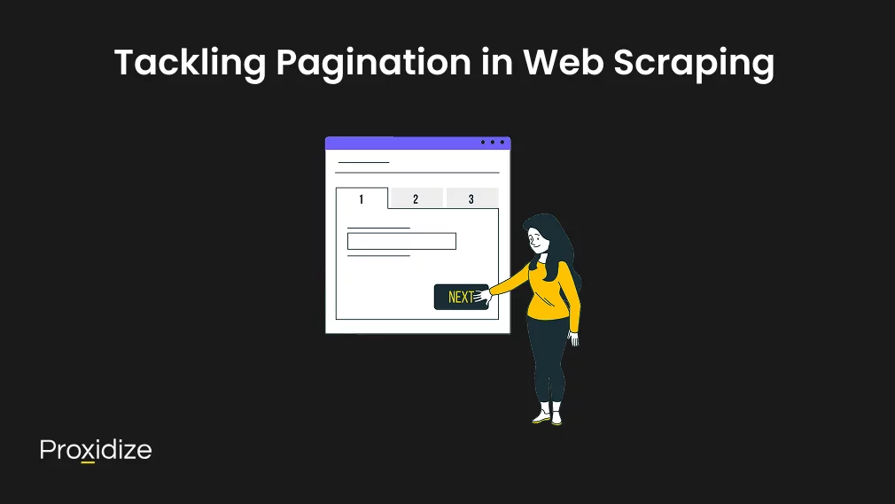 Image of a woman pressing the