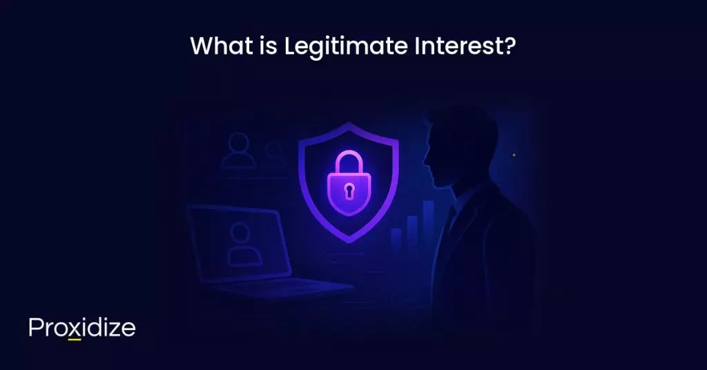 Image showing someone standing in front of a computer with a shield in between them. Text above reads