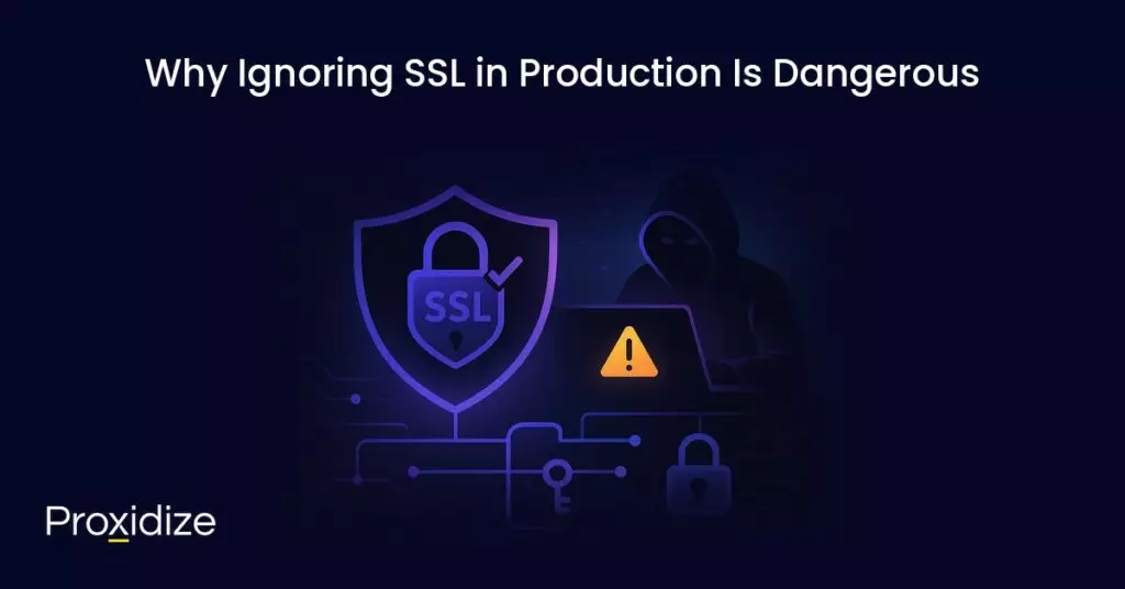 A drawing of a shield with a padlock that has the letters SSL on it next to a warning sign under the title 
