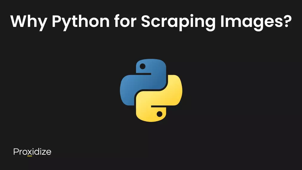 The Python logo under the title
